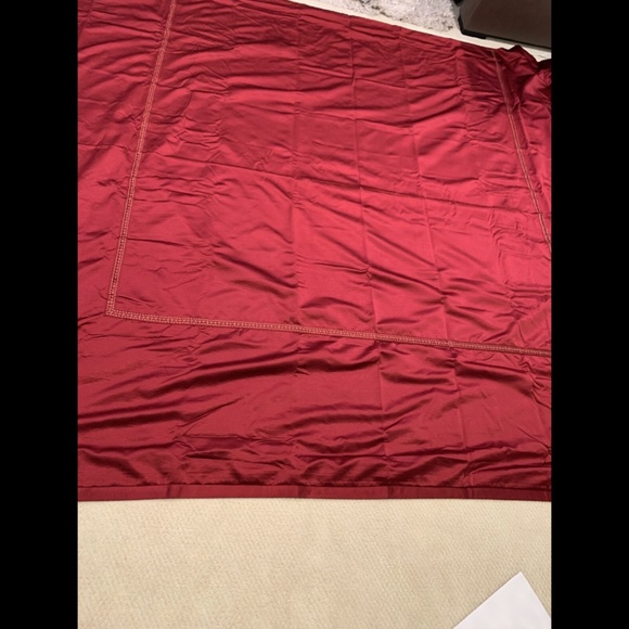 NIB Hotel Collection Luxe Border KING Duvet Cover in Red - Picture 11 of 12